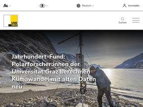'uni-graz.at' screenshot