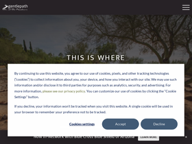 'gentlepathmeadows.com' screenshot