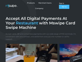 'mswipe.com' screenshot