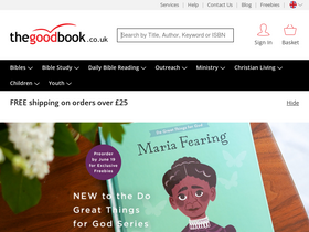 'thegoodbook.co.uk' screenshot