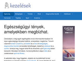 'kezelesek.com' screenshot