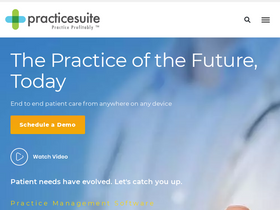 'practicesuite.com' screenshot