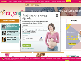 'ringeraja.hr' screenshot
