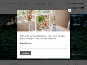 airplantman.com homepage screenshot
