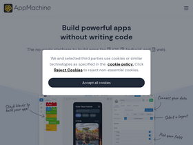 'appmachine.com' screenshot