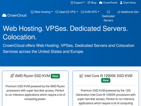 'crowncloud.net' screenshot