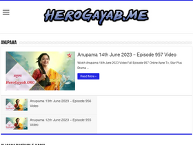 'herogayab.me' screenshot
