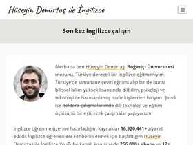 'huseyindemirtas.net' screenshot