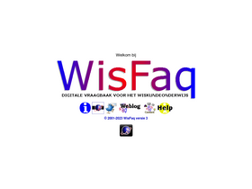 'wisfaq.nl' screenshot