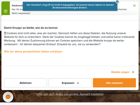 'knuspr.de' screenshot