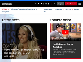 'countryrebel.com' screenshot