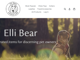 ellibear.com homepage screenshot