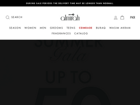 'almirah.com.pk' screenshot