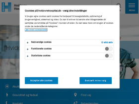'hvidovrehospital.dk' screenshot