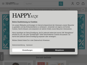 'happy-size.de' screenshot