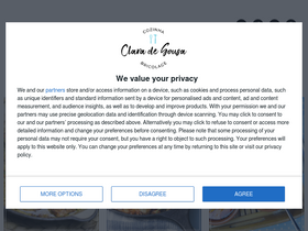 'claradesousa.pt' screenshot