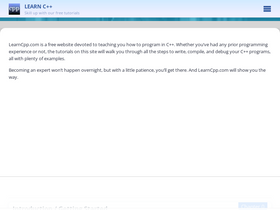 'learncpp.com' screenshot
