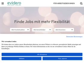 'evidero.de' screenshot
