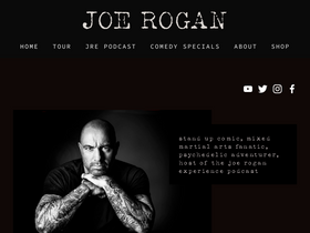 'joerogan.com' screenshot