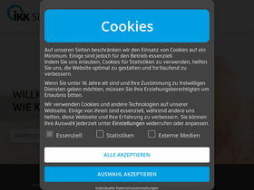 'ikk-suedwest.de' screenshot