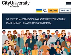'cityuniversity.ca' screenshot