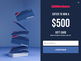 'signwarehouse.com' screenshot