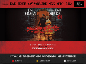 'sweeneytoddbroadway.com' screenshot