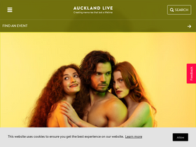 'aucklandlive.co.nz' screenshot