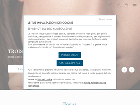 'mauboussin.it' screenshot