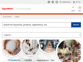 'exxonmobilchemical.com' screenshot