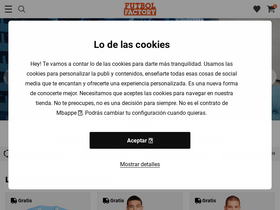 'futbolfactory.es' screenshot