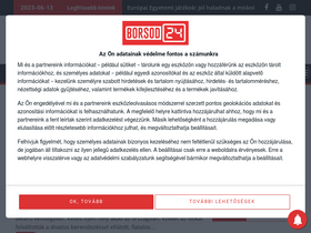 'borsod24.hu' screenshot