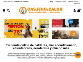 'gasfriocalor.com' screenshot
