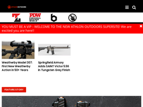 'athlonoutdoors.com' screenshot