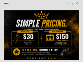 startmyownboxingbrand.com homepage screenshot
