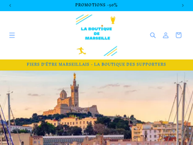 laboutiquedemarseille.fr homepage screenshot