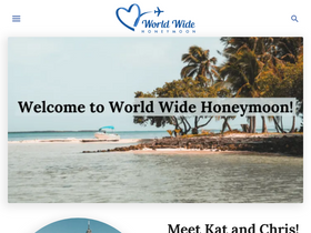 'worldwidehoneymoon.com' screenshot