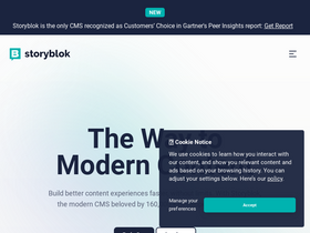 'storyblok.com' screenshot
