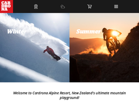 'cardrona.com' screenshot