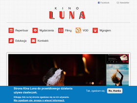 'kinoluna.pl' screenshot