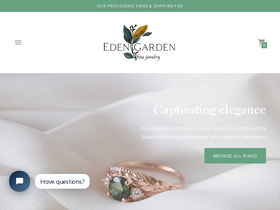 'edengardenjewelry.com' screenshot