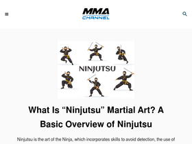 'mmachannel.com' screenshot