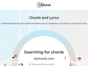 'dochords.com' screenshot