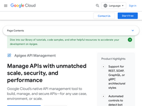 'apigee.com' screenshot