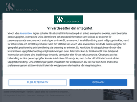 'klocksnack.se' screenshot