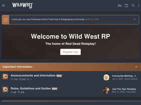 'wildwestrp.com' screenshot