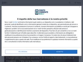 'contocorrenteonline.it' screenshot