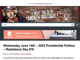 'theconservativetreehouse.com' screenshot