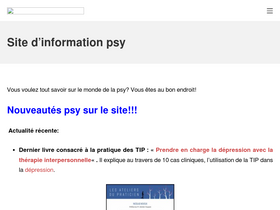 'e-psychiatrie.fr' screenshot