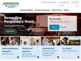 'minnesotaenergyresources.com' screenshot